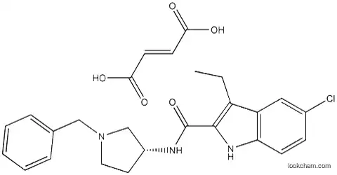 5-클로로-3-에틸-1H-인돌-2-카르복실산(1-벤질-피롤리딘-3-일)-아미드 2-엔디오산 염