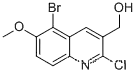 5-브로모-2-클로로-6-메톡시퀴놀린-3-메탄올