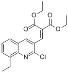 2- 클로로 -8- 에틸 -3- (2,2- 디에 톡시 카보 닐) 비닐 퀴놀린