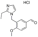 3-(2-에틸-이미다졸-1-일메틸)-4-메톡시-벤잘데하이드 염산염