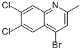 4-브로모-6,7-디클로로-2-메틸퀴놀린