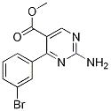 메틸 2- 아미노 -4- (3- 브로 모 페닐) 피리 미딘 -5- 카르 복실 레이트