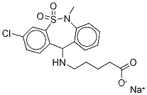 Tianeptine 대사 산물 MC5 나트륨 염