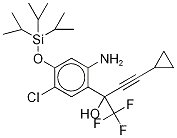 2-아미노-5-클로로-α-(시클로프로필에티닐)-4-이소프로필실릴옥시
-α- (트리 플루오로 메틸) 벤젠 메탄올