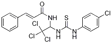 3-페닐-N-(2,2,2-트리클로로-1-((((4-클로로페닐)아미노)카르보노티오일)아미노)에틸)아크릴아미드