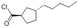 시클로펜탄카르보닐 클로라이드, 3-펜틸-, 트랜스-(9CI)