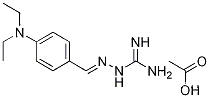 N-(4-디에틸아미노벤질리덴아미노)구아니딘 아세트산 염
