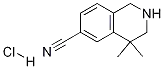 4,4- 디메틸 -1,2,3,4- 테트라 히드로 이소 퀴놀린 -6- 카르보니 트릴 염산염
