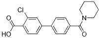 2-클로로-4-[4-(피페리딘-1-카르보닐)페닐]벤조산