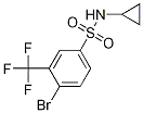 4- 브로 모 -N- 사이클로 프로필 -3- (트리 플루오로 메틸) 벤젠 설 포나 미드