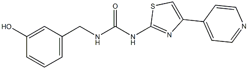 RKI-1447;Urea,N-[(3-hydroxyphenyl)methyl]-N'-[4-(4-pyridinyl)-2-thiazolyl]-