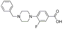 4-(4-벤질-1-피페라지닐)-3-플루오로벤조산