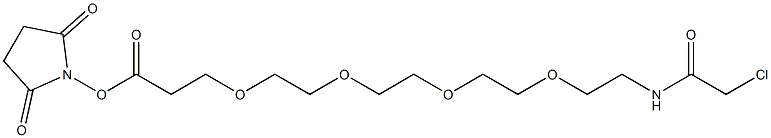 Chloroacetamido-PEG4-NHSester