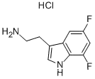 2-(5,7-DIFLUORO-1H-INDOL-3-YL)-에틸아민 염산염