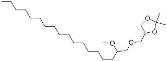 4-[[(2-メトキシオクタデシル)オキシ]メチル]-2,2-ジメチル-1,3-ジオキソラン