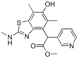 4-벤조티아졸아세트산, 6-히드록시-5,7-디메틸-2-(메틸아미노)-알파-3-피리디닐-, 메틸 에스테르