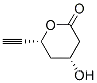 2H-피란-2-온, 6-에티닐테트라히드로-4-히드록시-, (4R-cis)-(9CI)