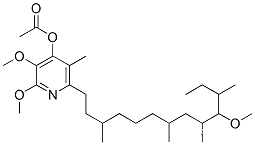 2,3-ジメトキシ-6-(10-メトキシ-3,7,9,11-テトラメチルトリデシル)-5-メチル-4-ピリジノールアセタート