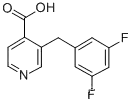 3-((3,5-디플루오로페닐)메틸)-4-피리딘카르복실산