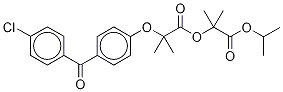 페노피브레이트 관련 화합물 C (25 MG) (1-METHYLETHYL 2-[[2- [4- (4-CHLOROBENZOYL) PHENOXY] -2-METHYLPROPANOYL] OXY] -2-METHYLPROPANOATE)