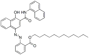 1-ヒドロキシ-4-[2-(ドデシルオキシカルボニル)フェニルアゾ]-N-(1-ナフチル)-2-ナフトアミド
