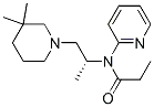 N-[[R,(-)]-2-(3,3-디메틸피페리디노)-1-메틸에틸]-N-(2-피리딜)프로피온아미드