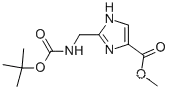 N-TERT-BUTOXYCARBONYL-2-AMINOMETHYL-IMIDAZOLE-4-CARBOXYLIC ACID 메틸 에스테르