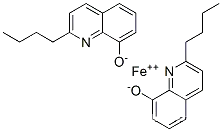 철 (II) 비스 (2- 부틸 퀴놀린 -8- 올 레이트)