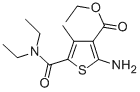 2-아미노-5-디에틸카르바모일-4-메틸-티오펜-3-카르복실산 에틸 에스테르