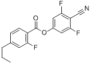 벤조산, 2- 플루오로 -4- 프로필-, 4- 시아 노 -3,5- 디 플루오로 페닐 에스테르