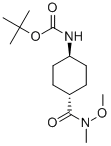 TERT-BUTYLTRANS-4-(N-METHOXY-N-METHYLCARBAMOYL)CYCLOHEXYLCARBAMATE