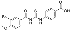 4-[[[(3-BROMO-4-METHOXYBENZOYL)아미노]티옥소메틸]아미노]-벤조산