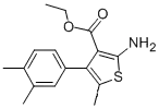 2-아미노-4-(3,4-디메틸-페닐)-5-메틸-티오펜-3-카르복실산 에틸 에스테르