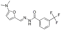 벤조산, 3-(트리플루오로메틸)-, [[5-(디메틸아미노)-2-푸라닐]메틸렌]히드라지드(9CI)