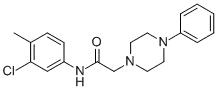 N-(3-클로로-4-메틸페닐)-2-(4-페닐피페라지노)아세트아미드