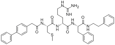 4-Biphenylac-Cys(Me)-D-Arg-Phe-(2-phenylethyl)amide