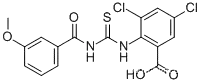 3,5-디클로로-2-[[[(3-메톡시벤조일)아미노]티옥소메틸]아미노]-벤조산