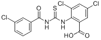 3,5-디클로로-2-[[[(3-클로로벤졸)아미노]티옥소메틸]아미노]-벤조산