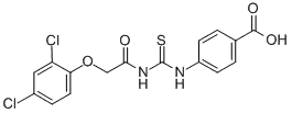 4-[[[[(2,4-디클로로페녹시)아세틸]아미노]티옥소메틸]아미노]-벤조산