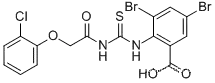 3,5-DIBROMO-2-[[[[(2-클로로페녹시)아세틸]아미노]티옥소메틸]아미노]-벤조산