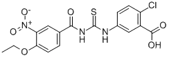 2- 클로로 -5-[[[(4-ETHOXY-3-NITROBENZOYL) AMINO] THIOXOMETHYL] AMINO] -BENZOIC ACID