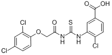 4-클로로-3-[[[[(2,4-디클로로페녹시)아세틸]아미노]티옥소메틸]아미노]-벤조산