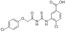 4- 클로로 -3-[[[[(4- 클로로 페녹시) ACETYL] 아미노] THIOXOMETHYL] 아미노]-벤조산
