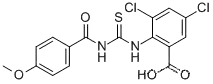 3,5-디클로로-2-[[[(4-메톡시벤조일)아미노]티옥소메틸]아미노]-벤조산
