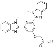 2-비스(6-메틸벤즈이미다졸-1-일)-2-옥시아세트산 피리딘
