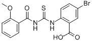5-브로모-2-[[[(2-메톡시벤졸)아미노]티옥소메틸]아미노]-벤조산