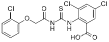 3,5-디클로로-2-[[[[(2-클로로페녹시)아세틸]아미노]티옥소메틸]아미노]-벤조산