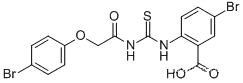 5-브로모-2-[[[[(4-브로모페녹시)아세틸]아미노]티옥소메틸]아미노]-벤조산
