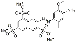 7-(4-아미노-5-메톡시-2-메틸페닐아조)-1,3,6-나프탈렌트리술폰산 삼나트륨염