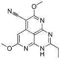 2-エチル-5,8-ジメトキシ-1,3,4,9-テトラアザ-1H-フェナレン-7-カルボニトリル
